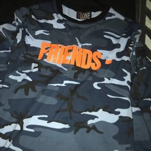 Vlone LS Camo Tee